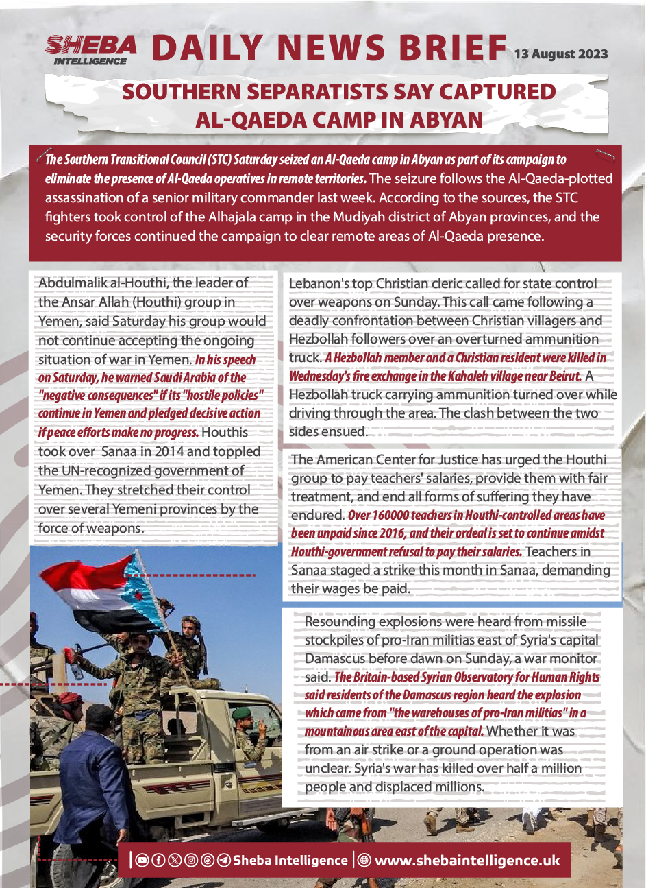 Southern Separatists Say Captured Al-Qaeda Camp in Abyan