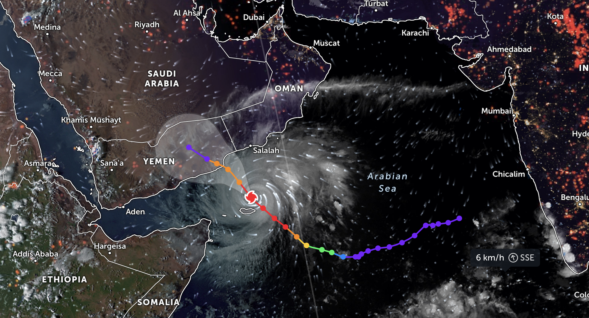 Yemen Heightens Its Preparation as Cyclone 'Tej' Intensifies
