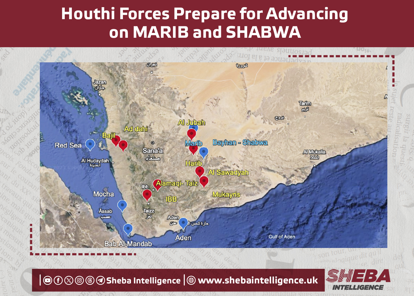 Houthi Forces Prepare for Advancing on Marib and Shabwa
