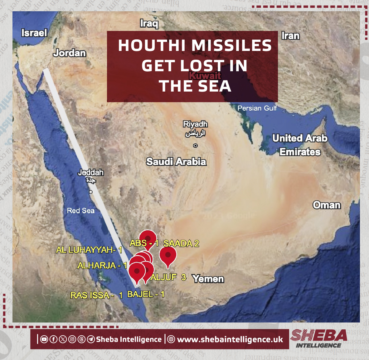 Houthi Missiles Get Lost in the Sea