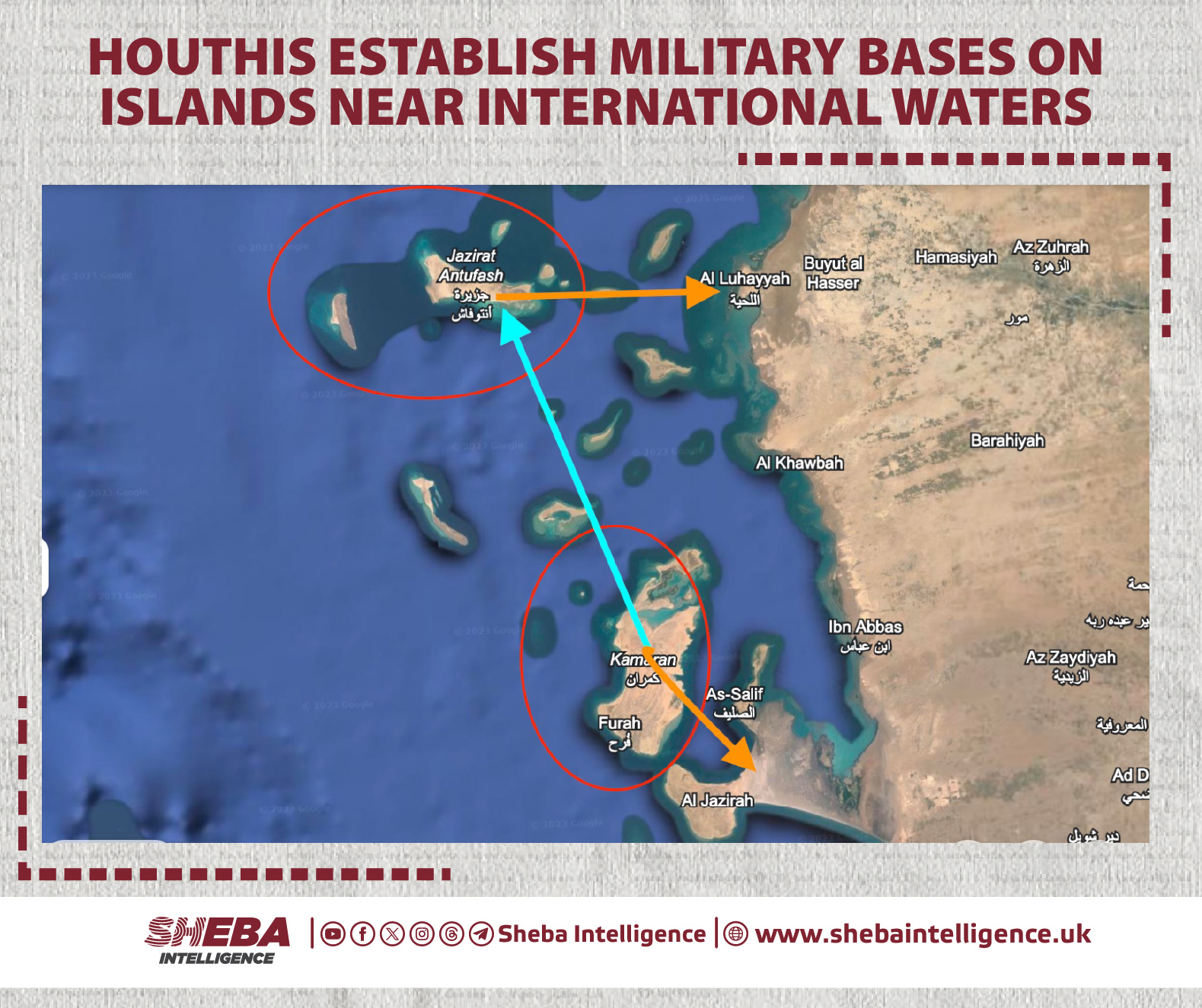Houthis Establish Military Bases on Islands Near International Waters