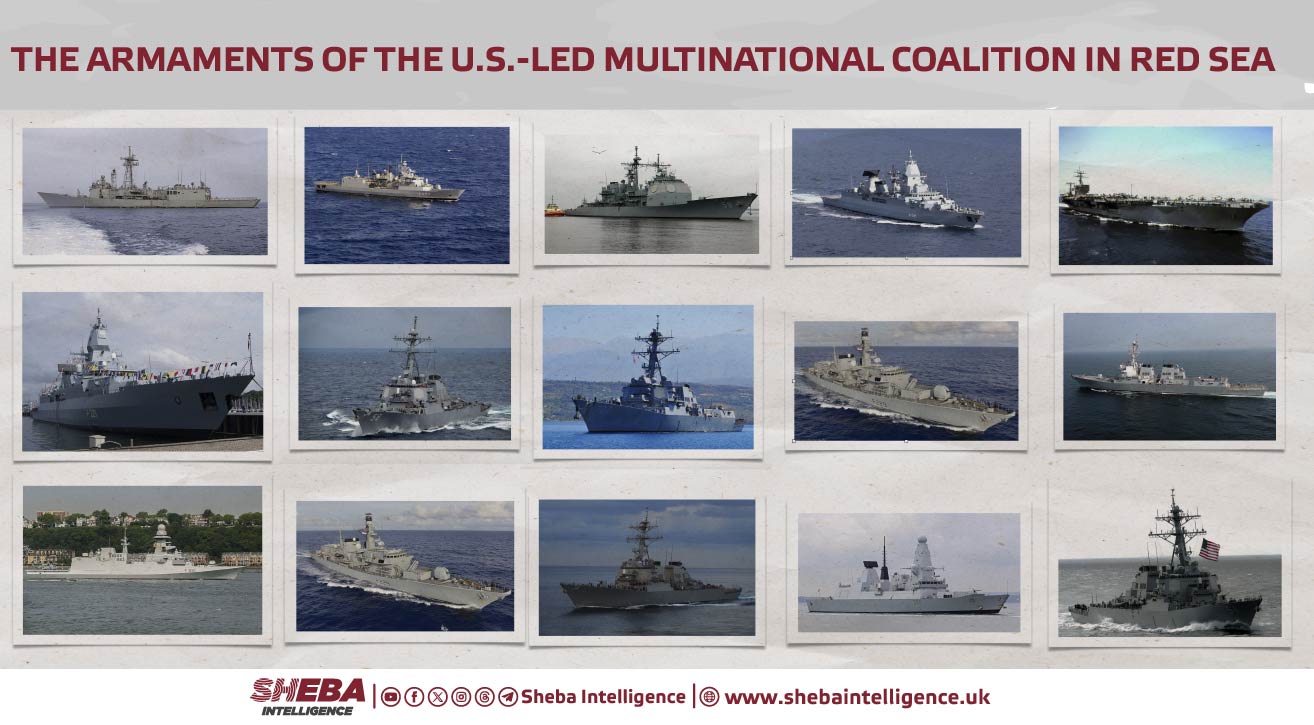 The Armaments of the U.S.-Led Multinational Coalition in Red Sea