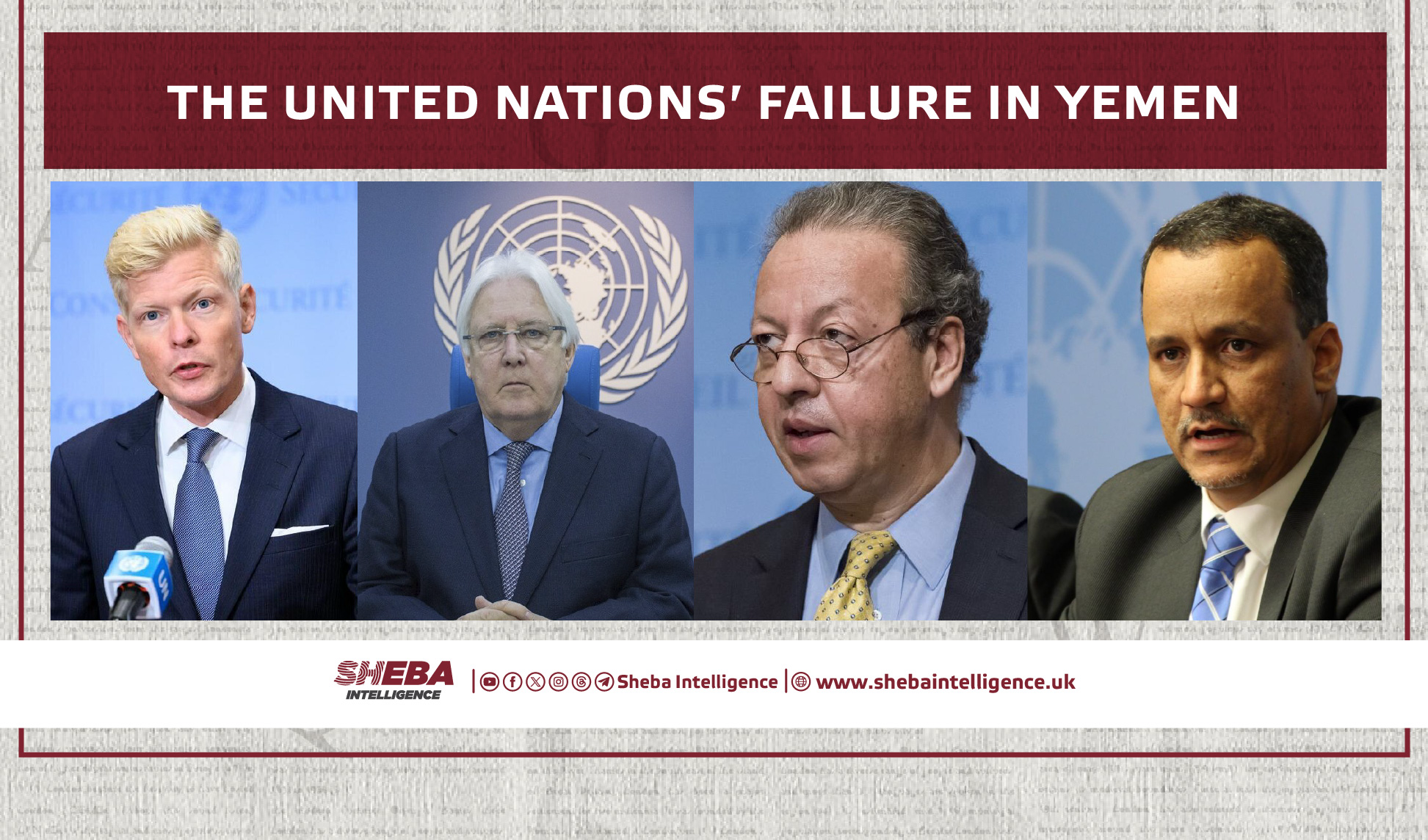 UN Envoys in Yemen: Challenges, Failures, and the Struggle for Peace