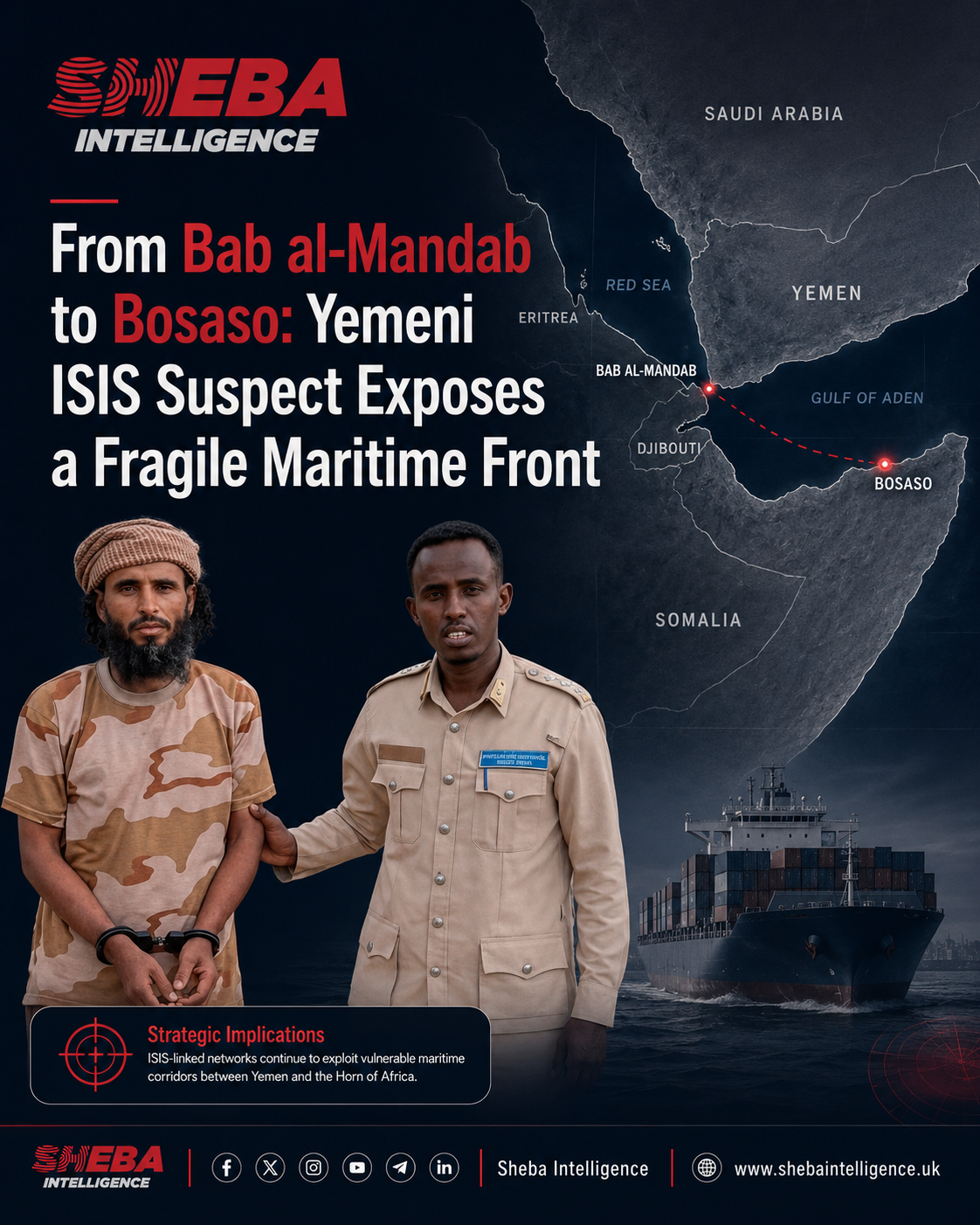 From Bab al-Mandab to Bosaso: Yemeni ISIS Suspect Exposes a Fragile Maritime Front