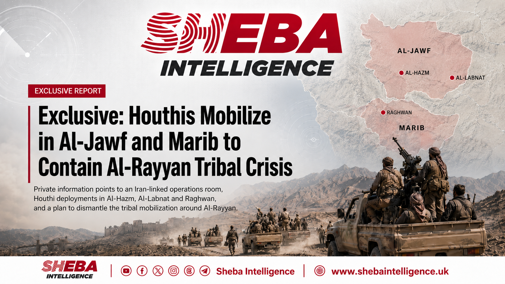 Exclusive: Houthis Mobilize in Al-Jawf and Marib to Contain Al-Rayyan Tribal Crisis