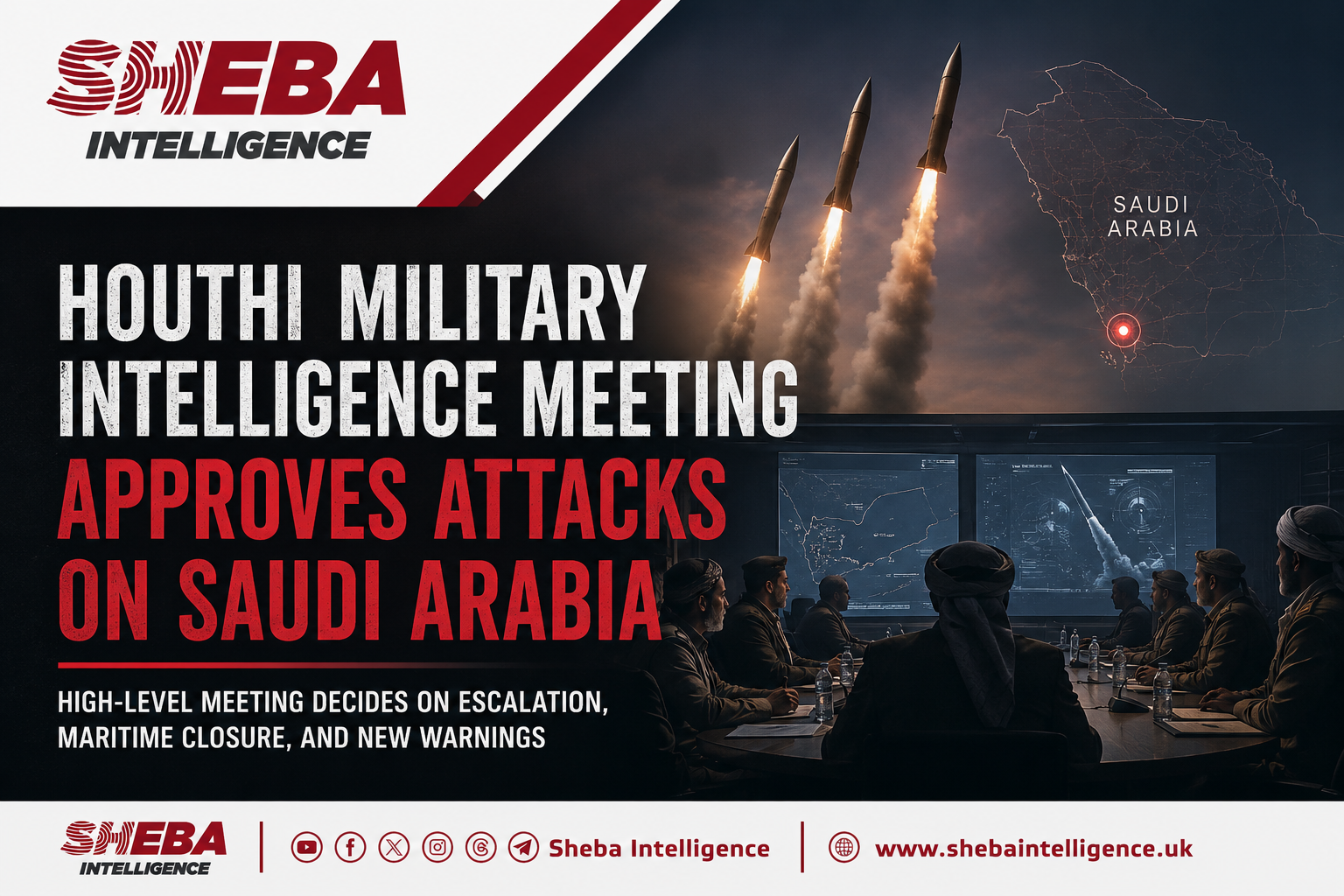 Exclusive: Houthi Military Intelligence Meeting Approves Planned Attacks on Saudi Arabia as Regional Escalation Deepens