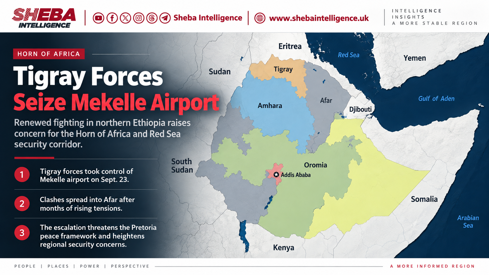 Tigray Forces Seize Mekelle Airport as Northern Ethiopia Tensions Escalate