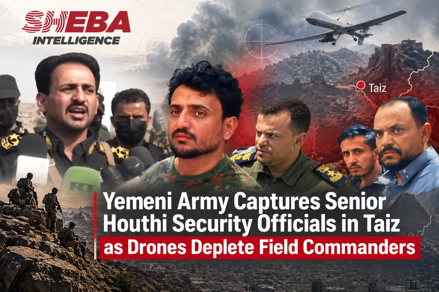 Yemeni Army Captures Senior Houthi Security Officials in Taiz as Drone Strikes Deplete Field Commanders