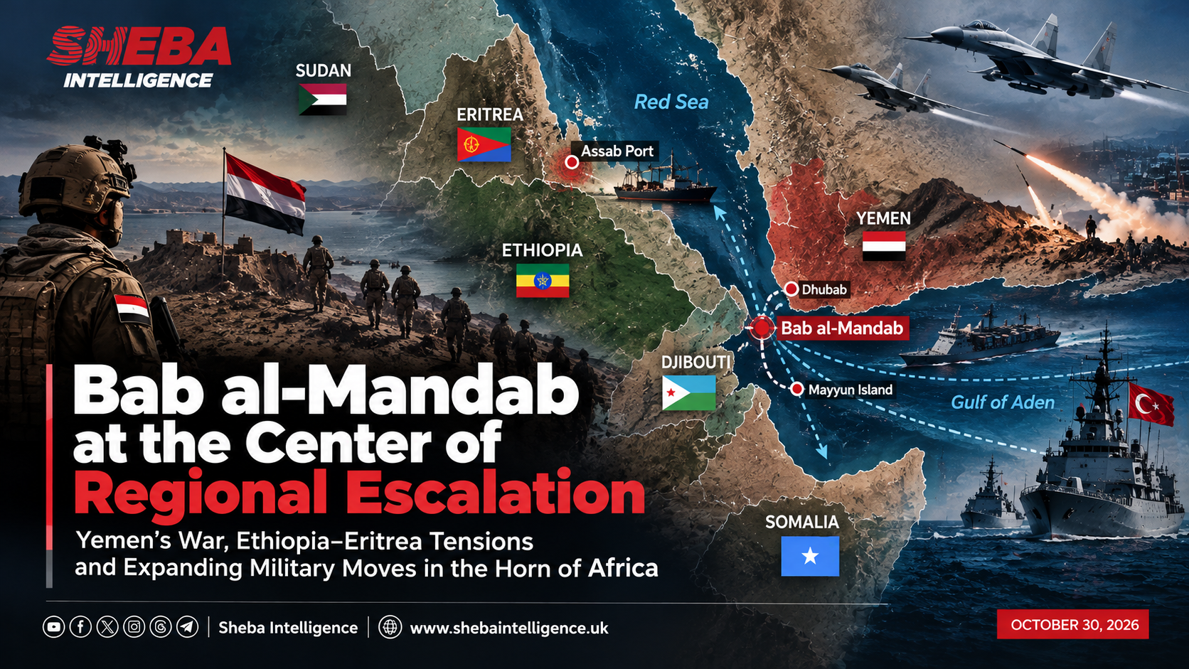 Bab al-Mandab at the Center of Military Escalation in Yemen and the Horn of Africa